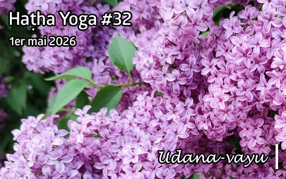 Saison 2025-2026, séance de haṭha yoga n°32 : Udana-vayu